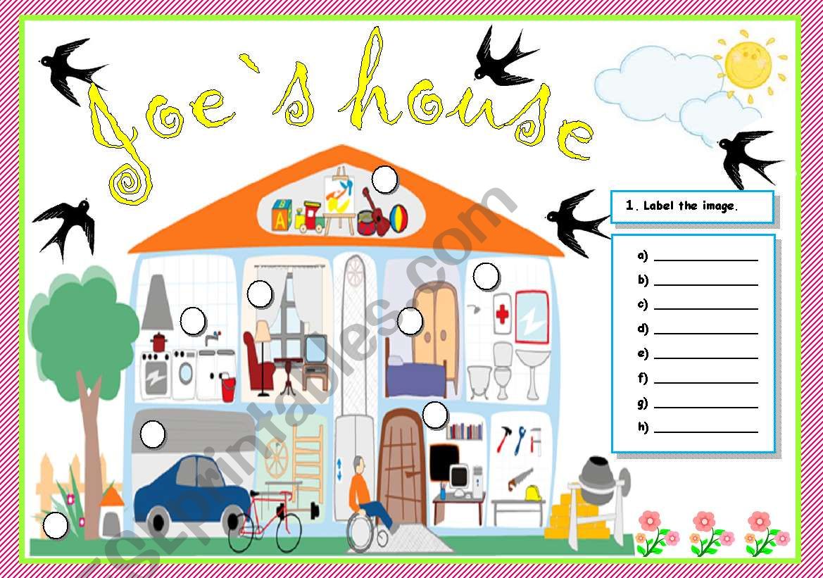 Joe`s House worksheet